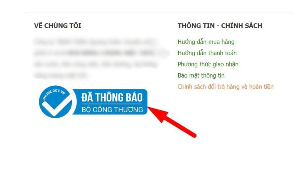 Dịch vụ Đăng ký và Thông báo Website với Bộ Công Thương by GMO - Haravan