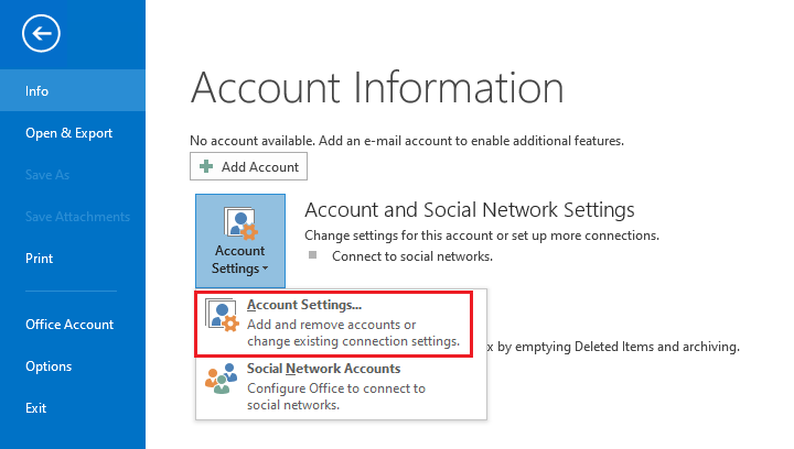 Hướng dẫn cấu hình tài khoản email trong Outlook 2012-2016-2019 10 huong dan cau hinh tai khoan email trong outlook 2012 2016 2019 7707